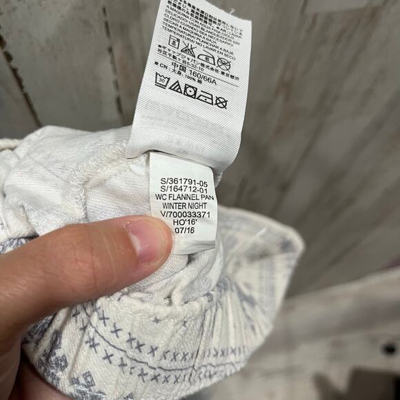 Gap Body Reindeer Flannel 100% Cotton Sleep Pants Womens XS Lounge Cozy Holiday - Picture 7 of 8